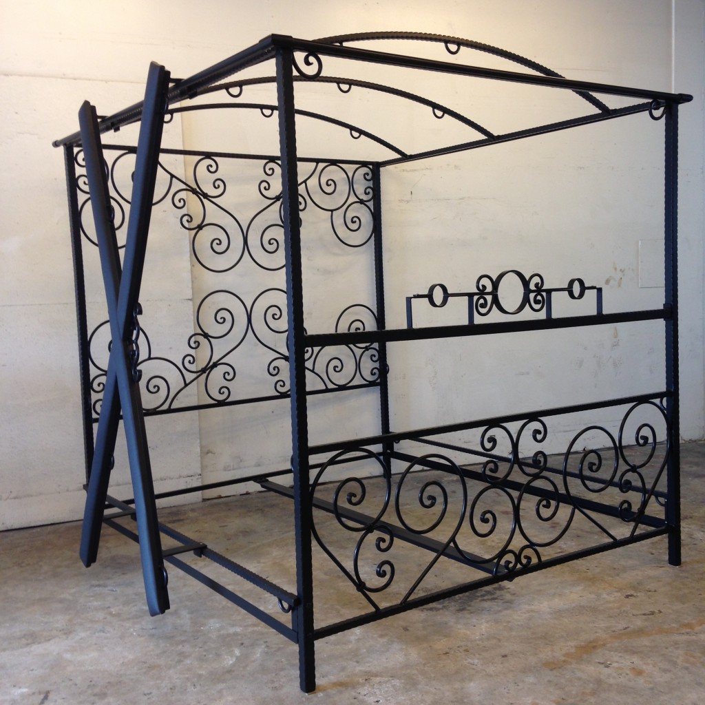 Scroll Canopy Bed