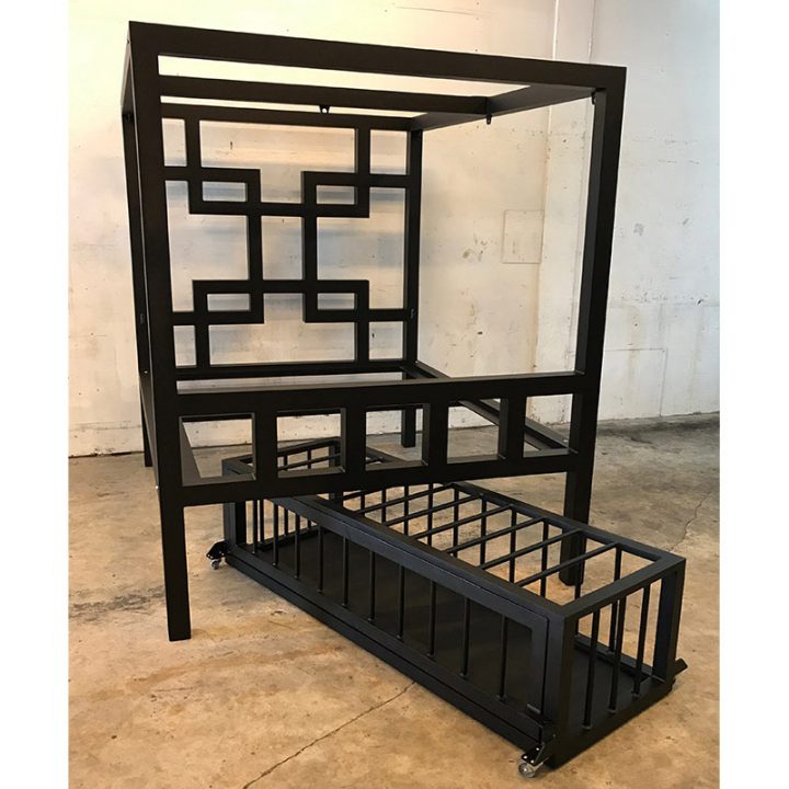Asian Pain Bed W/Low Profile Cage